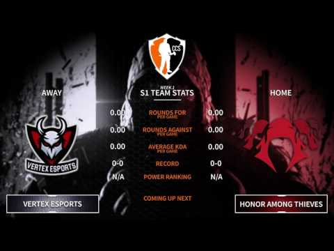 NA/PC Invite League - Week 1, Day 1 - Vertex eSports Vs. Honor Among Thieves