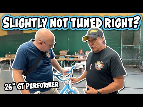 Eddie Fiola Critiques My Custom 26" GT Performer BMX Bike