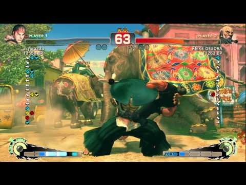 KEIKE DESORA [Gouken] vs asyura333 [Ryu] SSF4 Japanese Online Ranked Matches - TRUE-HD