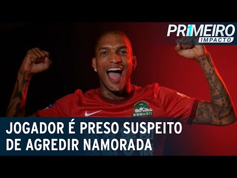 Jogador de futebol é preso suspeito de agredir a namorada | Primeiro Impacto (24/04/23)