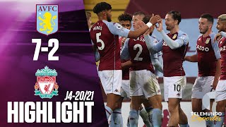 Highlights & Goals | Aston Villa vs. Liverpool 7-2 | Telemundo Deportes