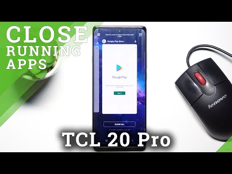How to Turn Off Running Apps in TCL 20 Pro  - Close Background Apps