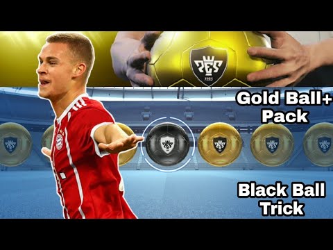 GOLD BALL PACK BLACK BALL TRICK IN PES 2019 MOBILE Video