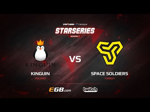 [EN] Kinguin vs Space Soldiers, map 3 cache, SL i-League StarSeries Season 3 Europe Qualifier