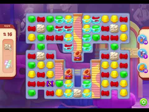 HomeScapes Level 4124 no boosters (17 moves)