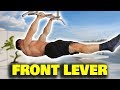 So schaffst du einen FRONT LEVER | 10 Schritte für Anfänger