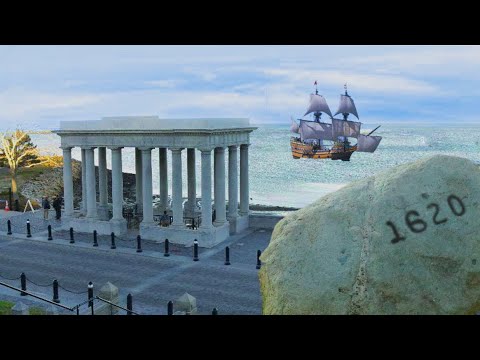 Historical Locations in Plymouth, Massachusetts - Plymouth Rock, Burial Hill & More Video