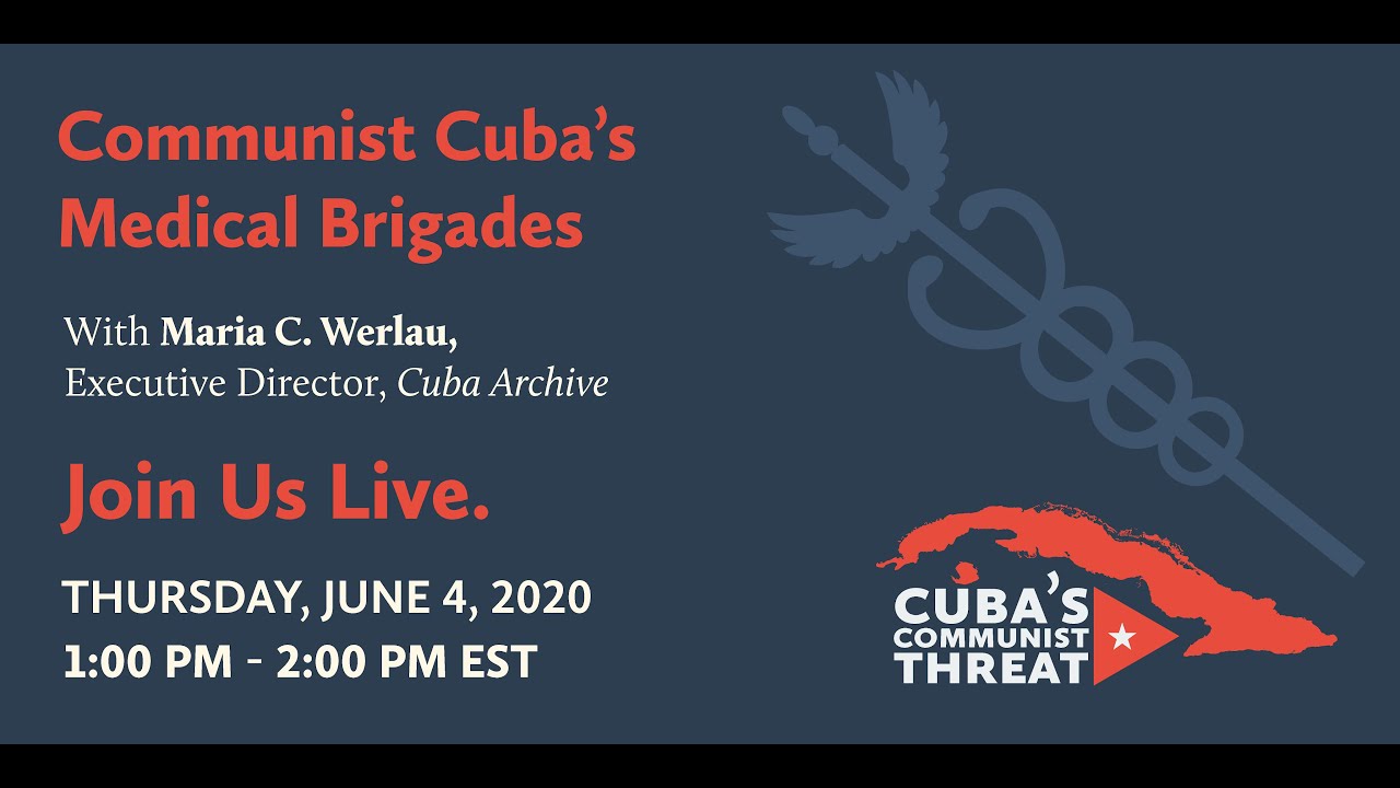 Overview of Cuba’s medical diplomacy: Carlos Ponce interviews Maria Werlau