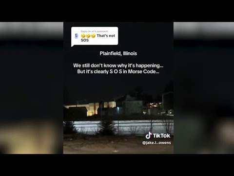 Spooky “SOS” lights go viral — then the Plainfield mystery is solved | ChicagoNOW