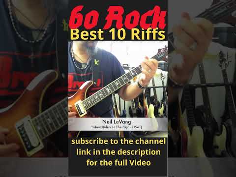 Alex Cambise - Neil LeVang  "Ghost Riders In The Sky" (60's Rock Best 10 Riffs) #shorts #fender #prs