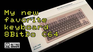 8BitDo Commodore 64 Keyboard - the COOLEST and BEST! keyboard I own - #8bitdo #c64 #keyboard #retro