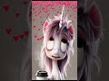 Saint Valentin Licorne Shortsvideo Unicorn Maryline Memes Cafe Funny