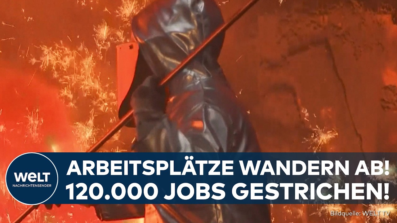DEUTSCHE WIRTSCHAFT: IG Metall warnt vor Job-Verlagerung – 120.000 Stellen gestrichen!