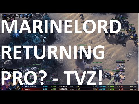 Starcraft 2 - Old pro playing! - TvZ - MarinelorD vs SortOf on Blueshift