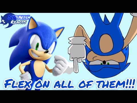 Sonic Reacts: Sonic VS Rainbow Dash