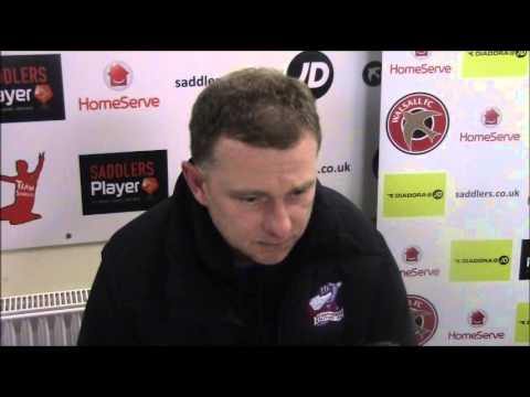Mark Robins on the 4-1 away win at Walsall