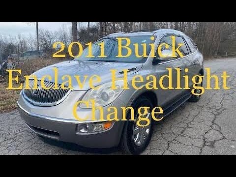 Headlight Bulb change for 2011 #Buick Enclave (Fast and Easy)