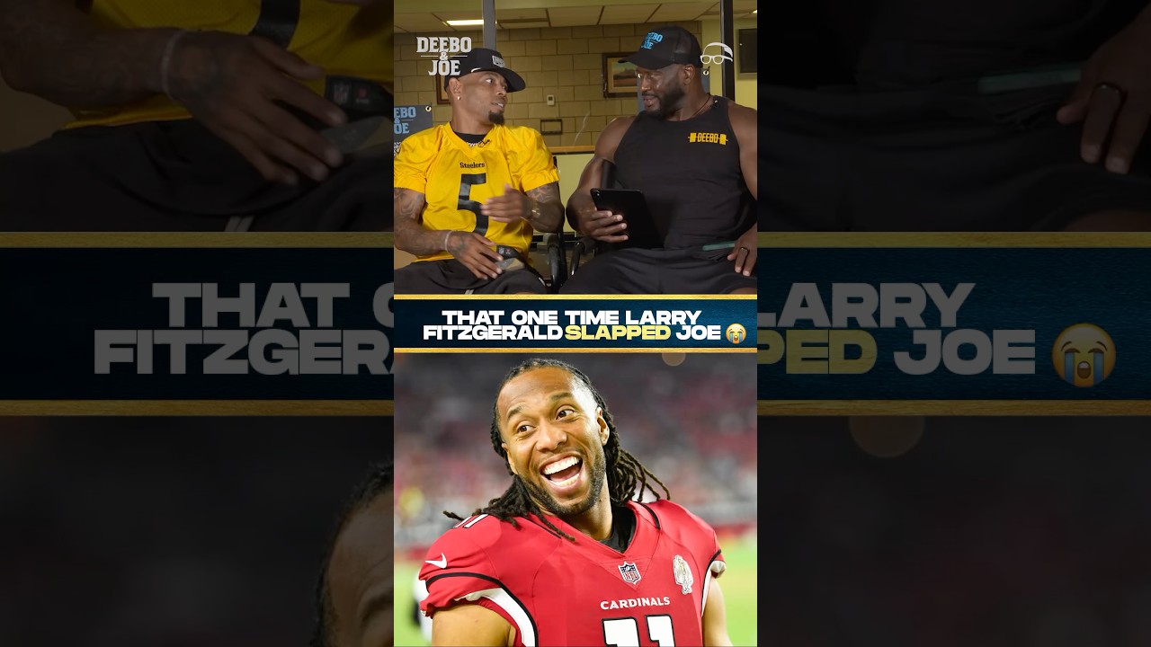 Ain’t no way #LarryFitzgerald disrespected our boy Joe like that off the line? 😅😂 #DeeboAndJoe