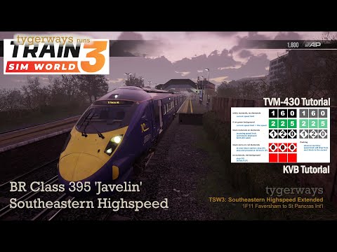 Running the BR Class 395 Javelin on DC, CTRL and French train control (TSW | TVM-430 & KVB tutorial)