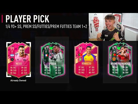 10x 93+ Shapeshifters or FUTTIES Player Picks & 85+ x10 Packs!
