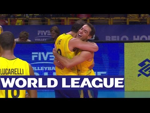 What a thriller! Highlights: Brazil v Serbia - FIVB Volleyball World League 2015