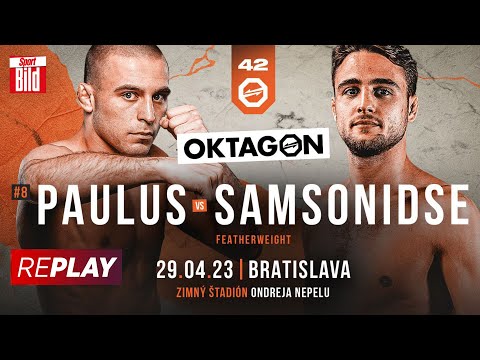 MMA Oktagon 42 in Bratislava: Roman Paulus – Niko Samsonidse Relive | kompletter Kampf