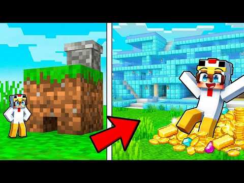 J'ai Évolué d'une MAISON PAUVRE à une MAISON DE MILLIONNAIRE sur Minecraft !