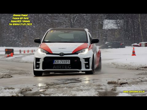 Roman Paweł - Toyota GR Yaris - SuperOES 1 Runda Tor Kielce 21-01-2023