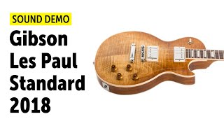 Video thumbnail for Gibson Les Paul Standard 2018 Sound Demo (no talking) by Guitar Bonedo