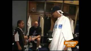 Lil Bow Wow at 76ers vs Pacers 00 01 NBA Playoff Game 2  Allen Iverson 45pts game.flv