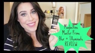 Maybelline Master Prime Blur + Illuminate REVIEW