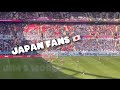 Japan fans at World Cup/ Japan vs Costa Rica 🇯🇵 /2022