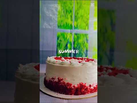 My summer cake decorated 🥰#short#cake