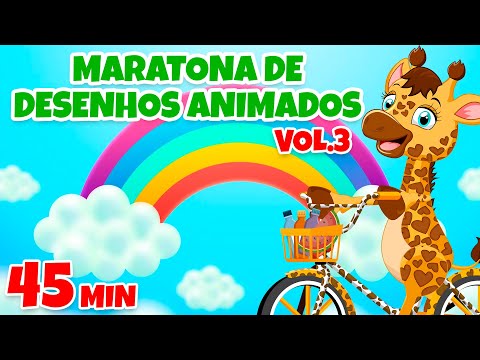 Maratona de Desenhos Animados Vol. 3 - Giramille 45 min | Desenho Animado Musical