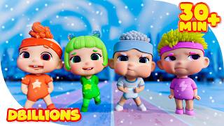 Pop-It Color Race with Baby DB | Mega Compilation | D Billions Kids Songs