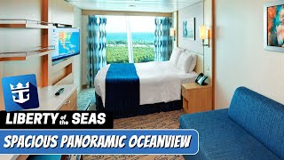Liberty of the Seas | Spacious Panoramic Oceanview Full Tour & Review 4K | Royal Caribbean Cruise