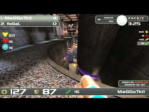FACEIT - QUAKE LIVE SPRING SEASON CUP 3 (ROUND OF 128: MaGGoTkill vs. foGel)