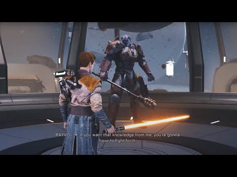 Cal Kestis kills Rayvis -  Full boss fight cutscenes