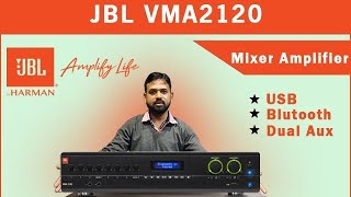 Video thumbnail for JBL Best Low Cost|Bluetooth|USB| Mixer Amplifier|VMA 2120| Full Details #demo #testing #hindi #jbl by Audio Time With VP