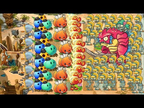 Fire Peashooter, Bowling Bulb and Bonk Choy -  Plants vs Zombies 2