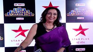 Yeh Hai Mohabbatein's Mother of Ishita Fame Neena Kulkarni at Star Pariwar Awards 2017 video