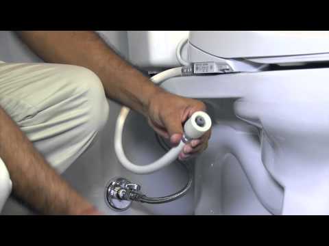 Installing a washlet s300e, s350e, or new b100 washlet
