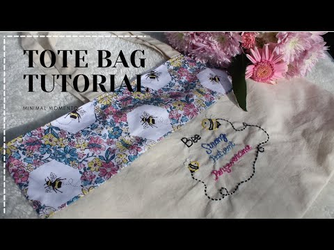 DIY - HOW TO MAKE A TOTE BAG