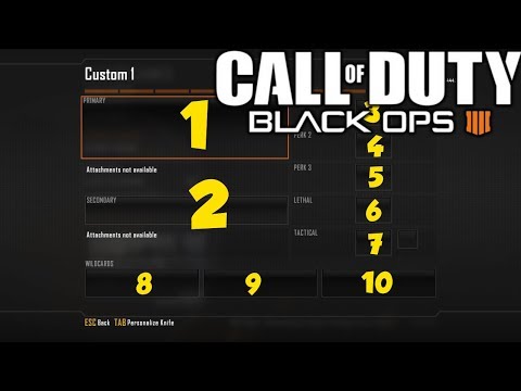 "Pick 10" Create A Class System Returning in Black Ops 4! Video