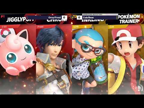 TJ 37 SSBU Doubles Round 2 - Oroy & Frost (Red) vs. Cub & Bear (Yellow)