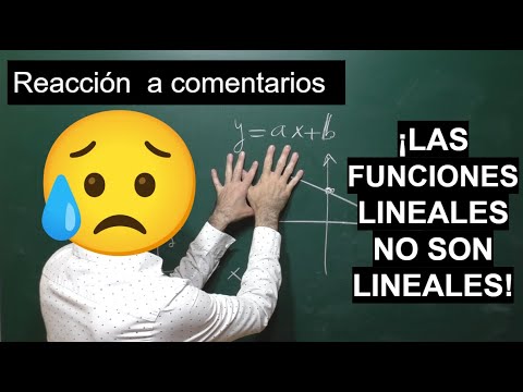 REACCIÓN A COMENTARIOS. Qué Son Las Funciones Lineales