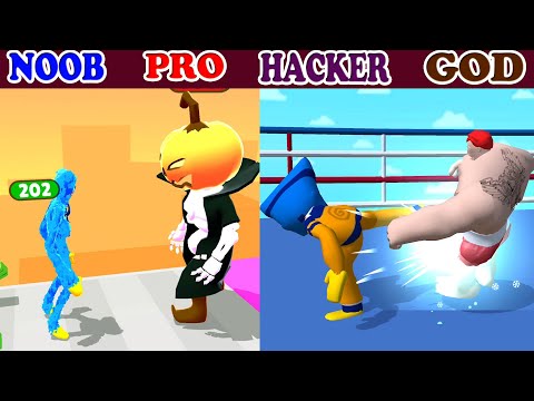 NOOB vs GOD in Mutation Rush vs Monster Run 3D Game New MAX LEVEL Update Walkthrough - PikaName