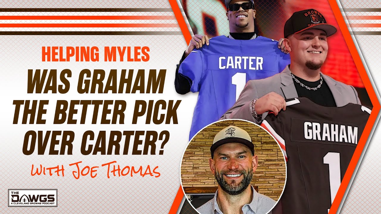 Will Mason Graham be better than Abdul Carter in helping Myles Garrett?
