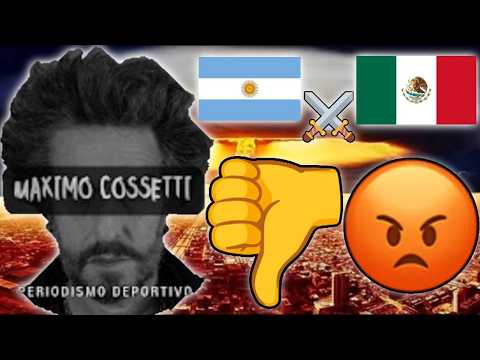 Maximo Cossetti, el "argentino" que vive de atacar a México