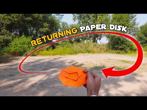 Captain America Paper Shield that's comes back - Paper Returnable Disk- Boomerang ver-2